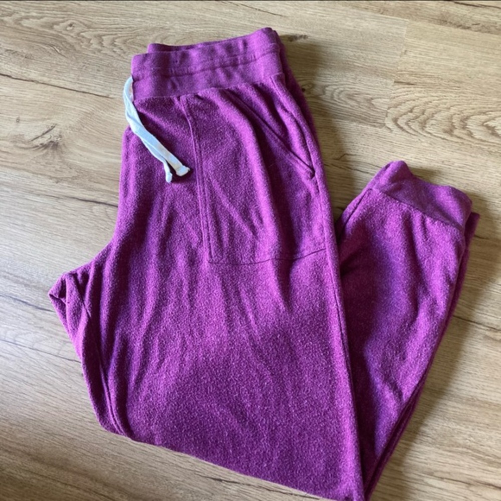 WILDFOX Joggers Eggplant Purple Sz Large